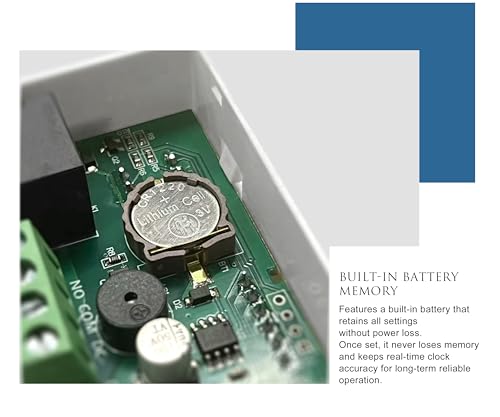 Blütezeit Smart Timer Relay – Programmable DC 5–30V Time Delay Module with LED Display, 0–9999 Cycles for Automatic Sliding & Swing Gate Openers