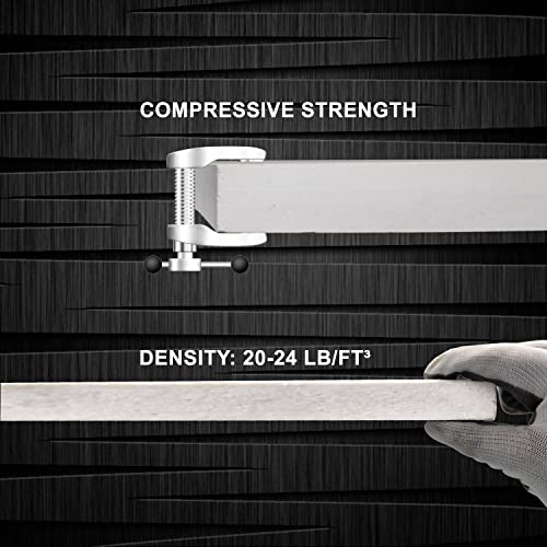 SIMOND STORE Ceramic Fiber Board Insulation, 1.6" x 19.7" x 39.4", 2300F - size: 1.6" x 19.7" x 39.4"