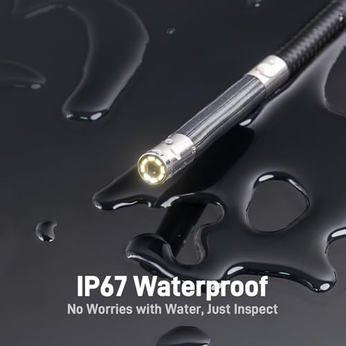 Teslong Articulating Borescope for Mechanic Automotive HVAC Wall Inspection