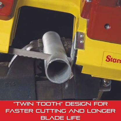 Starrett Univerz Bi-Metal Portaband Saw Blade, 3' 8-7/8" Length, 1/2" Width - style: 14 TPI