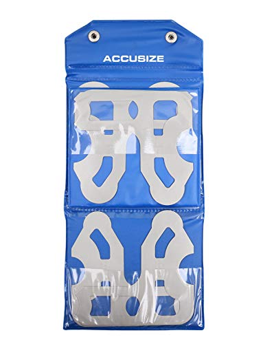 Accusize 8 Pc Radius Gauge Set 9/16 in to 1 in by 16ths