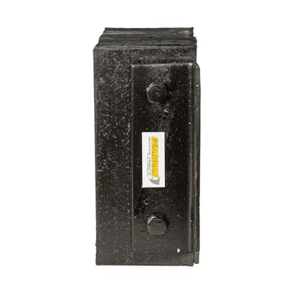Rubber Dock Bumper, 16" x 10" x 4.5", 3/4" Mounting Holes, Guardian - size: 16" x 10" x 4.5"