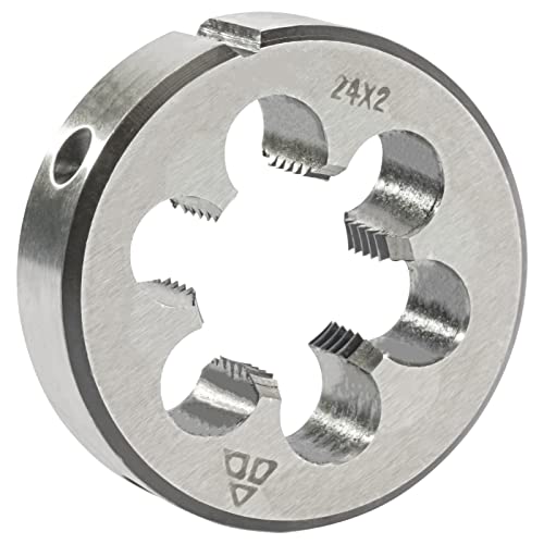 M24X2 Hand Tap and Round Die Set Right Hand - size: M24X2.0
