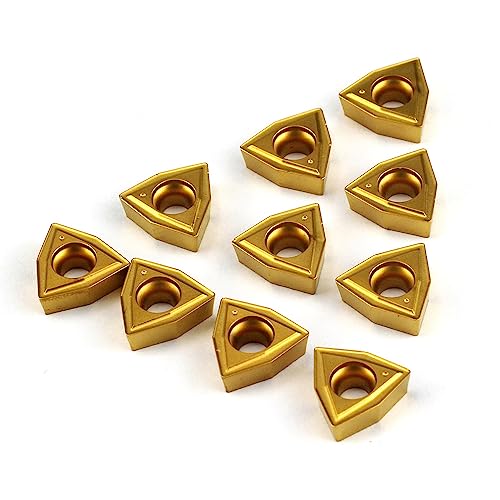 OSCARBIDE Carbide Inserts WCMT050304/WCMT2.52 Turning Inserts 10Pcs