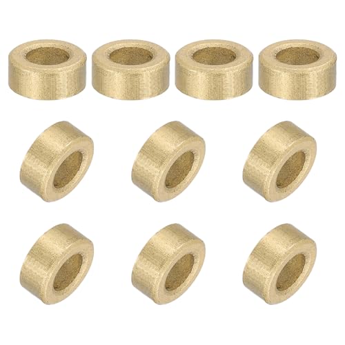 uxcell 50Pcs Sleeve Bearings, 5mm Bore x 9mm OD x 4mm Length, Self-Lubricating Sintered Bronze Bushings - size: 5mm Bore x 9mm OD x 4mm Length