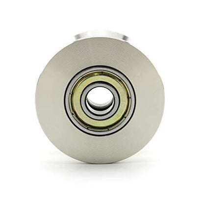 Heyous V Groove Stainless Steel Silent Pulley - 600LB, Silver Tone - style: V Groove
