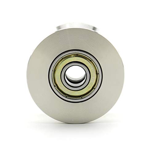 Heyous V Groove Stainless Steel Silent Pulley - 600LB, Silver Tone - style: V Groove