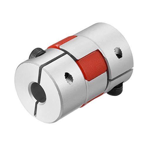 uxcell Shaft Coupling 6.35mm to 6.35mm Bore L30xD20 Flexible Coupler Joint for Servo Stepped Motor - size: 6.35 to 6.35mm L30xD20