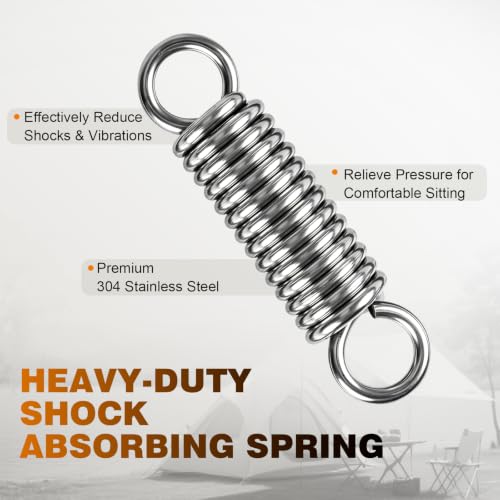 2 Pack Heavy Duty Swing Springs, Hammock Chair Hanging Kit Porch Swings Kit