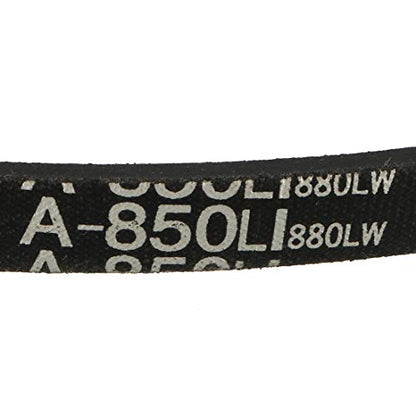 uxcell A850 V-Belts 850mm Inner Girth 13mm Top Width 8mm Thickness A-Section Rubber Drive Industrial Transmission Belt - size: 850mm
