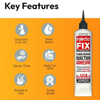 Inject-A-Fix Easy Squeeze Floor and Tile Repair Kit – Loose & Hollow Floors - color: 1