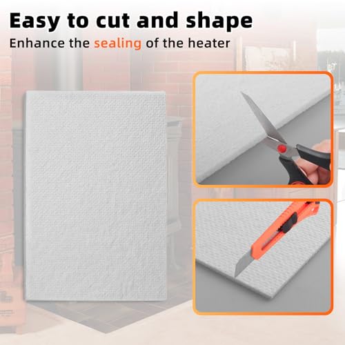 High Temperature Gasket Paper Thick Ceramic Fiber Alternative, 2100F Rated