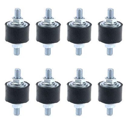 MY MIRONEY 8PCS M8 Rubber Studs Shock Absorber, 30 x 20mm - size: M8 x 20mm;30 x 20mm (Double Studs)