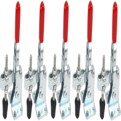 Utoolmart Hand Tool Vertical Toggle Clamp GH-101-A Quick Release Clamp 50kg Holding Capacity Adjustable Toggle Clamp 5 Pcs - size: GH-101-A 5pcs