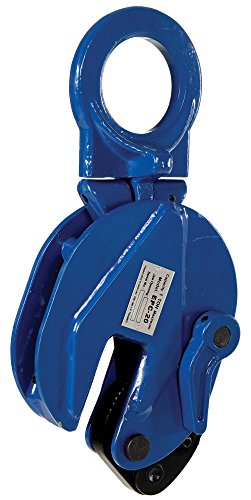 Vestil EPC-20 Steel Vertical Plate Clamp 2,000 Lb. Capacity Blue