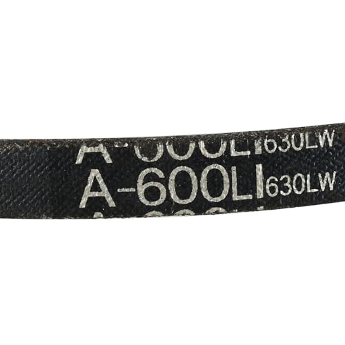 uxcell A600 V-Belts 600mm Inner Girth 13mm Top Width 8mm Thickness A-Section Rubber Drive Industrial Transmission Belt - size: 600mm