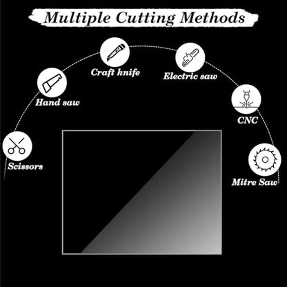 25 Pack Plexiglass Sheets 0.02 Inch Thick, 8" x 10" Thin PET Sheets - size: 8" X 10"