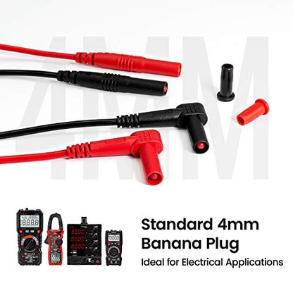 KAIWEETS KE2500 Insulation Resistance Tester Up to 200GΩ Pro Megohmmeter and KAIWEETS KET05 23PCS Multimeter Test Leads Kit with Replaceable Precision Probes Set