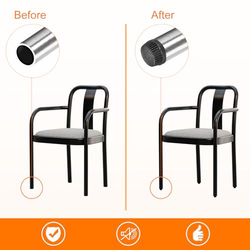 uxcell 8Pcs Inserts for Square Tubes with Leveling Feet, 1.18"x1.18" OD - size: 1.18"x1.18"