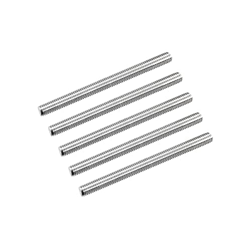 MECCANIXITY Fully Threaded Rod M5 x 60mm 0.8mm Thread Pitch 304 Stainless Steel Right Hand Threaded Rods Bar Studs 5 Pack - size: M5 x 60mm