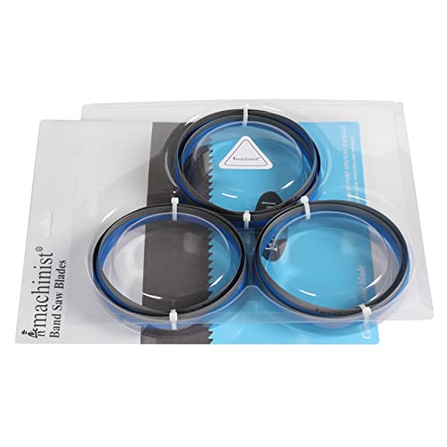 Imachinist S44781218 44-7/8" x 1/2" x 18 TPI Bi-Metal Bandsaw Blade, 3 Pack - size: 18TPI