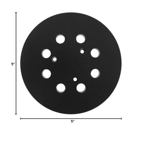 Standard 5" Hook and Loop Replacement Sander Pad for Porter Cable 343/343k, 390/390K, 382, 343VSK Orbit Sander