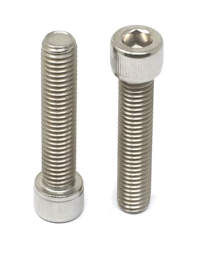 iexcell 4 Pcs 1/2-13 x 2-1/2" Stainless Steel 304 Hex Socket Head Cap Screws Bolts Kit - size: 1/2-13 x 2-1/2" ( Fully Threaded )