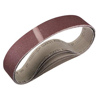 uxcell 2 x 27 Inch Sanding Belt 100 Grit Sand Belts for Belt Sander 5pcs - style: 100 Grit