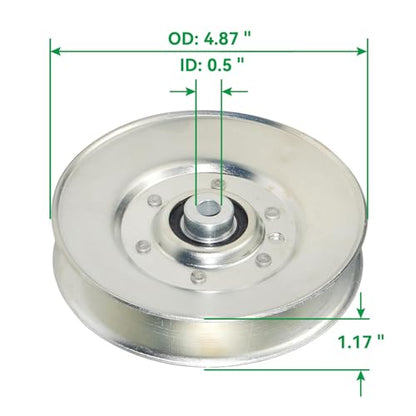 756-3045A Idler Pulley for Cub Cadet LT2042 2166 GT2544 Lawn Mower - size: 1x756-3045