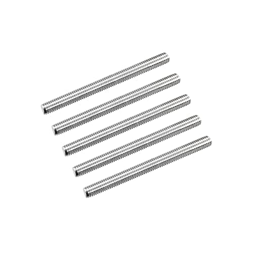 MECCANIXITY Fully Threaded Rod M5 x 55mm 0.8mm Thread Pitch 304 Stainless Steel Right Hand Threaded Rods Bar Studs 5 Pack - size: M5 x 55mm