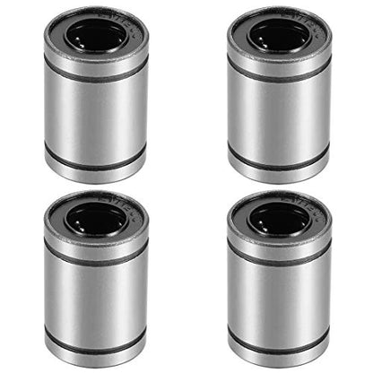uxcell LM12UU Linear Ball Bearings 12mm Bore 21mm OD 30mm Long for CNC Machine 3D Printer 4pcs - size: 12mm