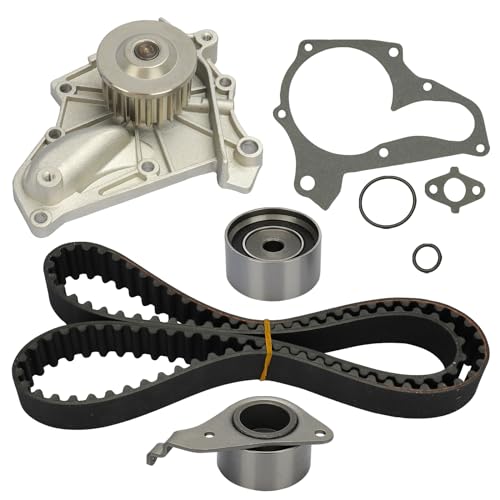 IRONTEK Timing Belt Kit with Water Pump Fit for 1987-2001 for Toyota Camry, 1996-2000 for Toyota RAV4, 1987-1999 for Toyota Celica, 1991-1995 for Toyota MR2, 1999-2001 Solara, TB199K1 TBK199WP 95199K1 - size: TCK199