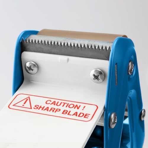 TAPEWELL Heavy Duty Metal Frame Packing Tape Dispenser Gun, 2 inch, Blue - color: Blue, size: 2 Inch
