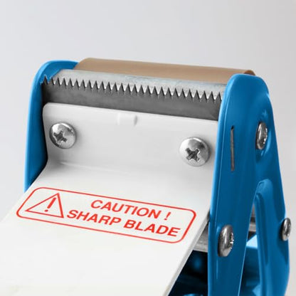 TAPEWELL Heavy Duty Metal Frame Packing Tape Dispenser Gun, 2 inch, Blue - color: Blue, size: 2 Inch