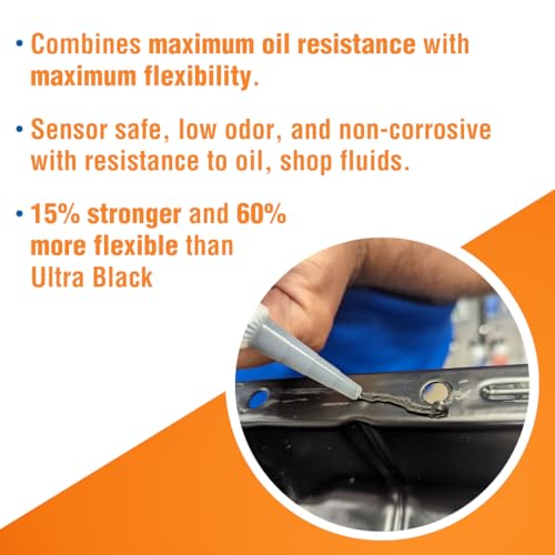Permatex 27037 Optimum Black Gasket Maker, 3 oz - size: 3 Fl. Oz., style: Optimum