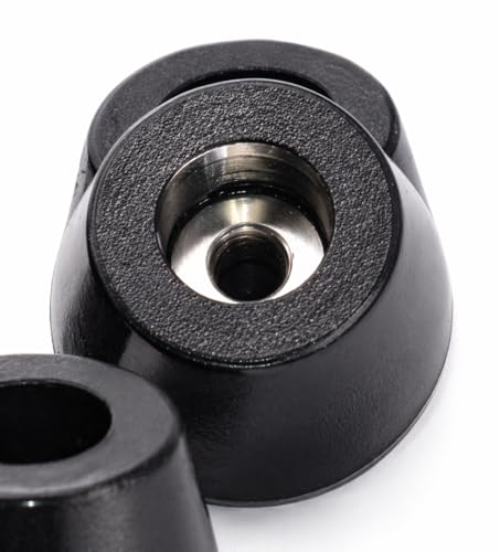 1-1/4" Diameter x 1/2" Tall Rubber Feet for Speakers, Amplifiers, Audio Equipment, Benchtop Electronics & Equipment, Vibration Isolation, 12 Pack