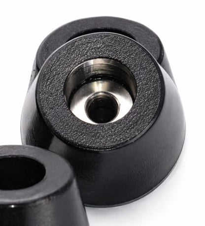 1-1/4" Diameter x 1/2" Tall Rubber Feet for Speakers, Amplifiers, Audio Equipment, Benchtop Electronics & Equipment, Vibration Isolation, 12 Pack