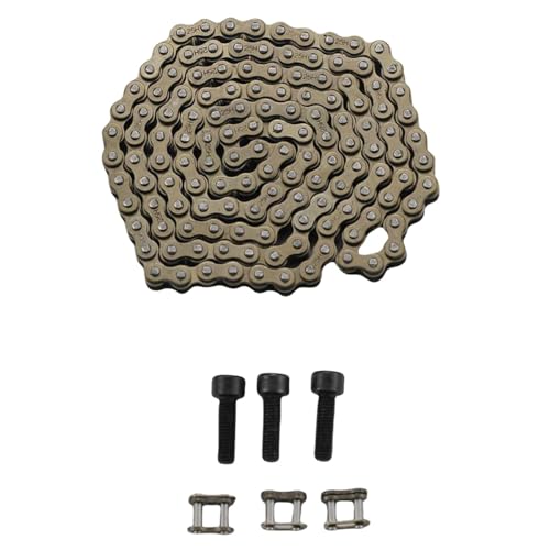 136Links Chain and 25H 68T Rear Sprocket Compatible for 49CC Mini Small Sports Car Pocket Bike 2 Stroke Off-Road Motorcycle
