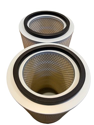 2 Pack VKHF001 HEPA Cartridge Filter Assembly Compatible with Vacmaster Industrial Models VK811PH,VK1011SIWTH