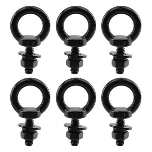 Antrader Lifting Shoulder Eye Bolts for Hang Tie Down Outdoor,M8 x 25mm - size: M8 x 25mm