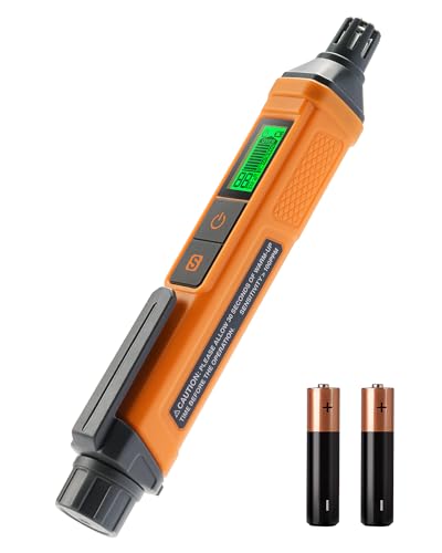 PT205 Natural Gas Detector with Audible & Visual Alarm, Gas Leak Detector with%LEL Value of Methane, Butane, Propane for Home, RV (Includes Batteryx2)-Orange - size: PT205