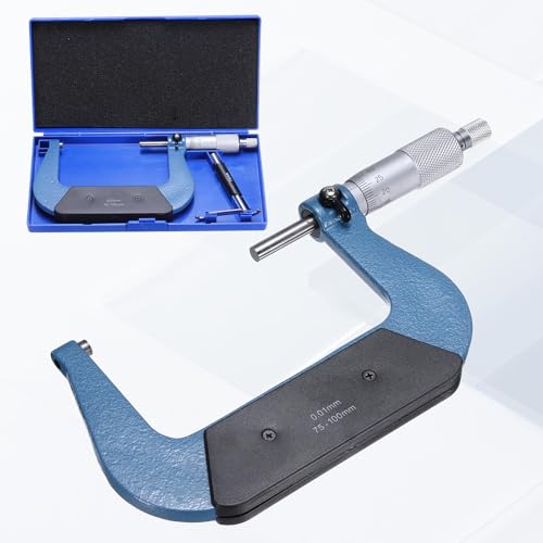 HARFINGTON Metric Outside Micrometer 75-100mm Range +/-0.01mm Accuracy - size: 75-100mm