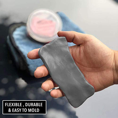 Magna Shine 200g Clay Bar, Dark Gray Medium Duty Material, Cleans Paint with Ease