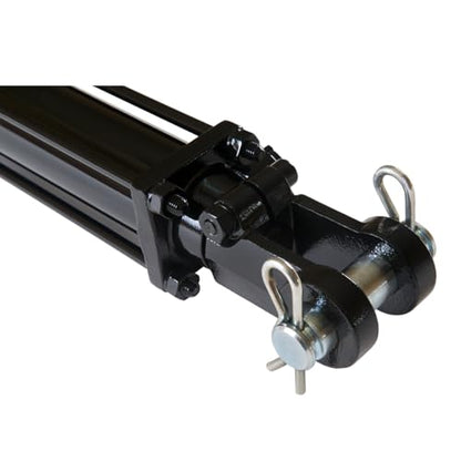 Double Acting Hydraulic Cylinder - AG Tie-Rod Hydraulic Cylinder 2500 PSI Agriculture Standard 2" bore 30" Stroke (2x30) - size: 30" Stroke, style: 2" Bore