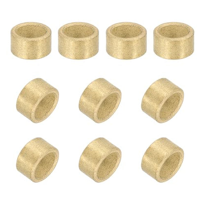 uxcell 50Pcs Sleeve Bearings, 5mm Bore x 7mm OD x 4mm Length, Self-Lubricating Sintered Bronze Bushings - size: 5mm Bore x 7mm OD x 4mm Length
