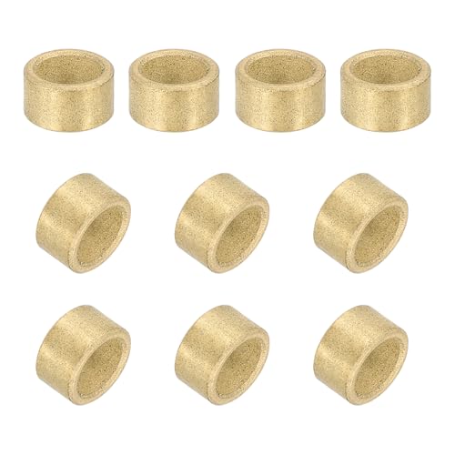 uxcell 50Pcs Sleeve Bearings, 5mm Bore x 7mm OD x 4mm Length, Self-Lubricating Sintered Bronze Bushings - size: 5mm Bore x 7mm OD x 4mm Length