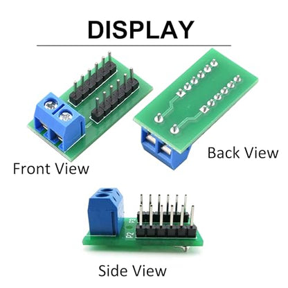 10PCS 2x6 Position Terminal Block Distribution Module, 2-Pin Screw Terminal to 2.54mm Pitch Dupont Pin Adapter Board, PCB Terminal Block Kit - size: 10 PCS