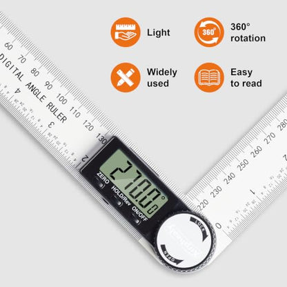 Digital Angle Finder Protractor, 7inch 200mm Measuring Tool