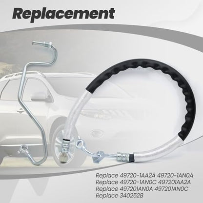 Power Steering Pressure Line Hose Assembly Fit for Nissan Murano 3.5L V6