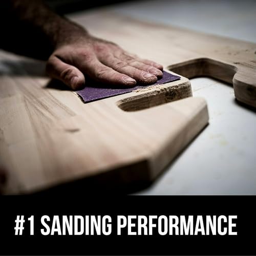 3M Pro Grade No-Slip Grip Advanced Sandpaper, 9 x 11"., 220 Grit, 100 per Case - size: 100 Count(Pack of 5)